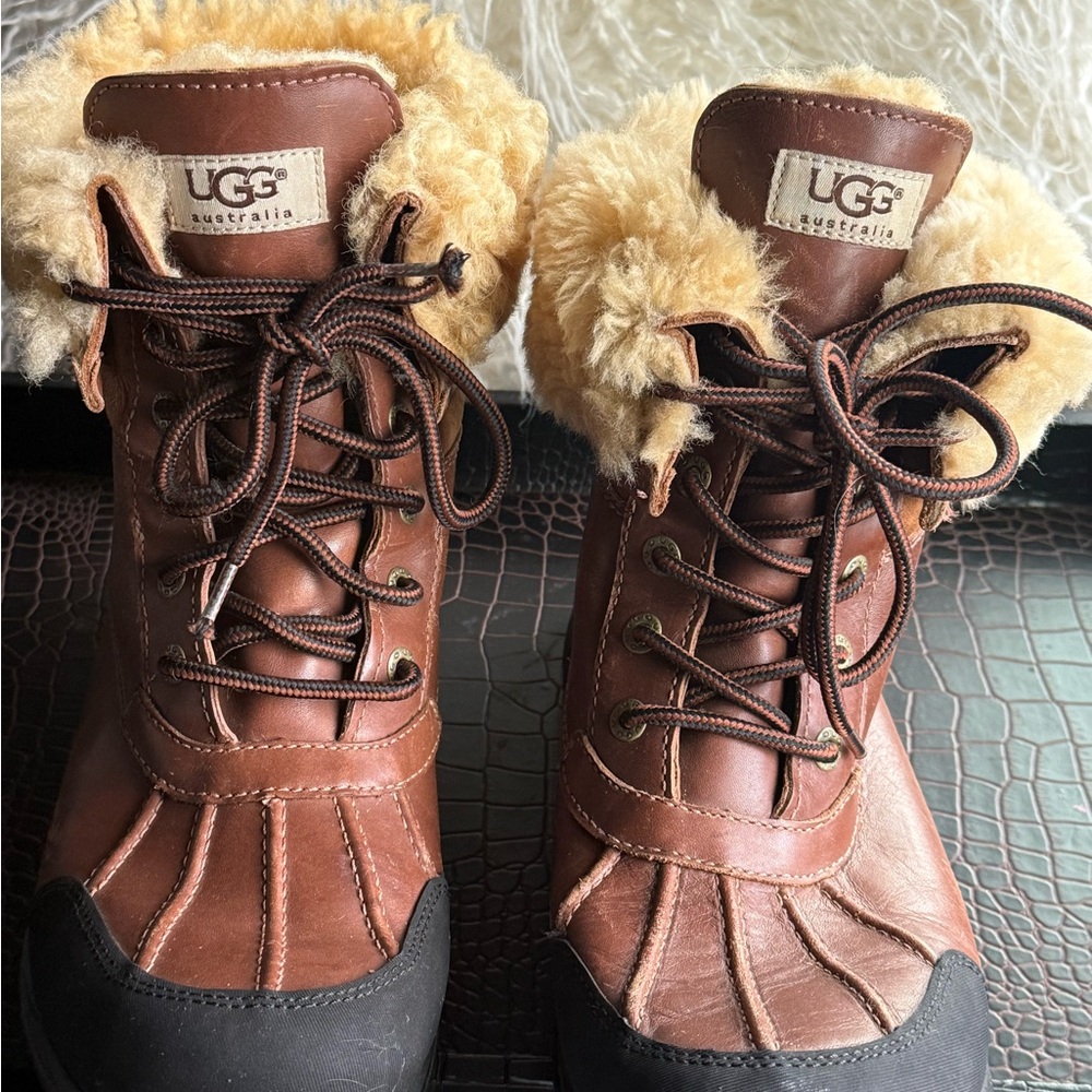 UGG Women's Brown and Black Winter Boots